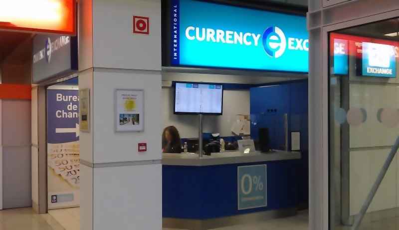 Banks, ATM, currecy exchange in Chopin Airport