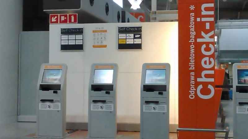 Self Check-In - Chopin Airport, Warsaw